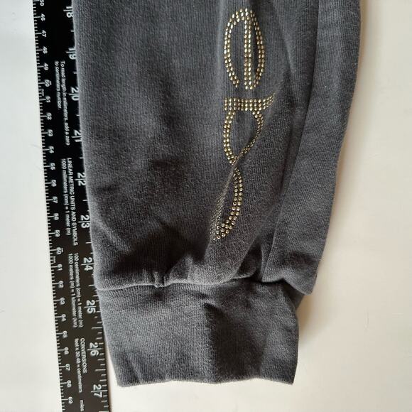 💥Bebe Jogger Sweatpants Fleece Activewear Pants Rhinestones Women’s size Small - Picture 12 of 12